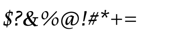 Dingocitta Medium Italic Font OTHER CHARS