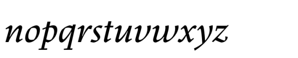 Dingocitta Medium Italic Font LOWERCASE