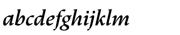 Dingocitta Semi Bold Italic Font LOWERCASE