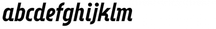 Dinky Rink NF Italic Font LOWERCASE