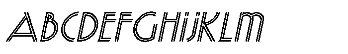 Dinner Date JNL Oblique Regular FONT