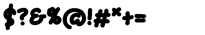 Dino Slow Font OTHER CHARS