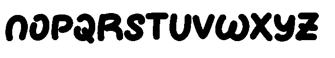 Dino Slow Font UPPERCASE