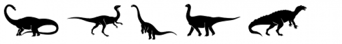 Dinosauria Font UPPERCASE