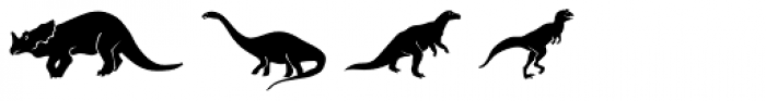 Dinosauria Font LOWERCASE
