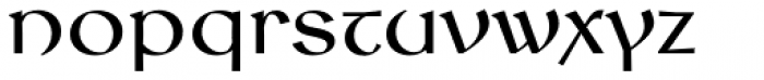 Diocletian 400 Font LOWERCASE