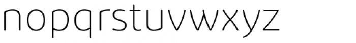 Diodrum Rounded Extralight Font LOWERCASE
