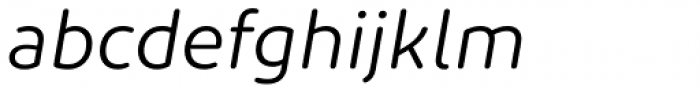 Diodrum Rounded Regular Italic Font LOWERCASE
