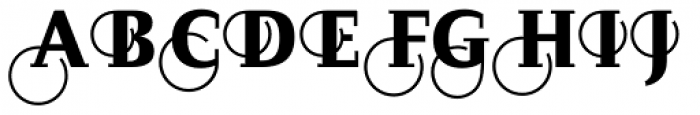 Diogenes Decorative Black 1 Font UPPERCASE