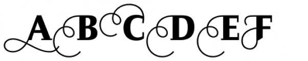 Diogenes Decorative Black Small Caps 2 Font UPPERCASE