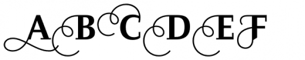 Diogenes Decorative Bold Small Caps 2 Font UPPERCASE
