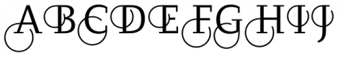 Diogenes Decorative Light 1 Font UPPERCASE
