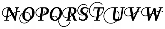Diogenes Decorative Medium Italic 1 Font UPPERCASE
