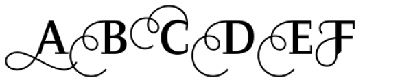 Diogenes Decorative Medium Small Caps 2 Font UPPERCASE