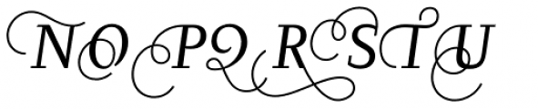 Diogenes Decorative Regular Italic 2 Font UPPERCASE