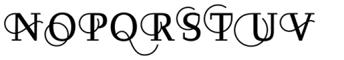Diogenes Decorative Regular Small Caps 1 Font UPPERCASE