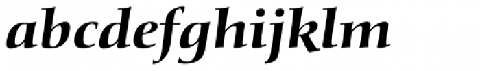 Diotima Classic Pro Bold Italic Font LOWERCASE