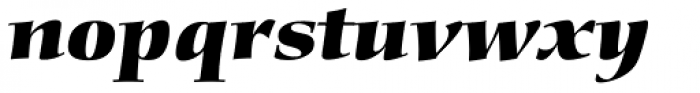 Diotima Classic Pro Heavy Italic Font LOWERCASE