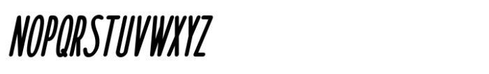Dip Pen Nouveau JNL Oblique Font UPPERCASE