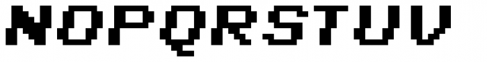 Diphtong Pixel Bold Oblique Font UPPERCASE