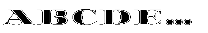 Diplomata Deco Dark Font UPPERCASE