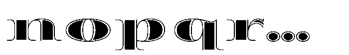 Diplomata Deco Dark Font LOWERCASE