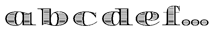 Diplomata Deco Hatch FONT
