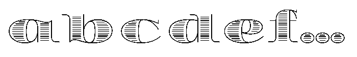 Diplomata Deco Line FONT