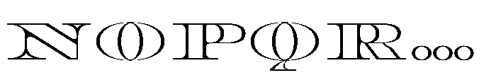 Diplomata Deco Outline Font UPPERCASE