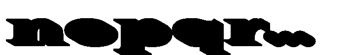 Diplomata Deco R-Shadow Font LOWERCASE