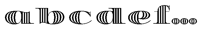 Diplomata Deco Strip FONT
