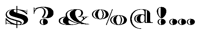 Diplomata Deco Tooled Font OTHER CHARS