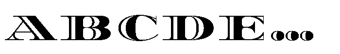 Diplomata Deco Tooled Font UPPERCASE