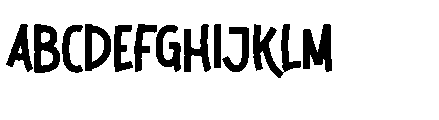 Dirello Meadow Font UPPERCASE