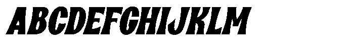 Dirty Novel Slant Font UPPERCASE