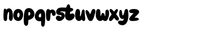 Dirty Weather Font LOWERCASE