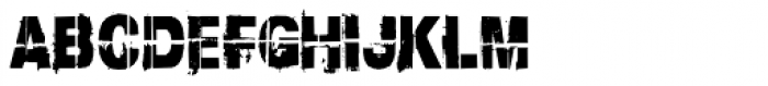 Discharge Pro Font LOWERCASE