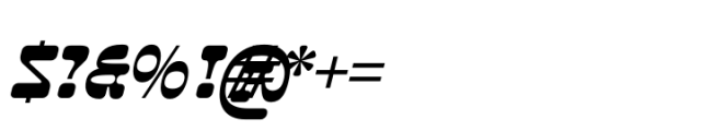 Disco Groov Italic Font OTHER CHARS