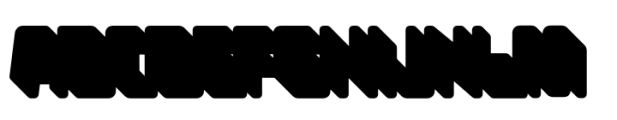 Discovery Regular-Space Font UPPERCASE