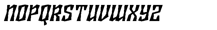 Disforma Black Italic Font UPPERCASE