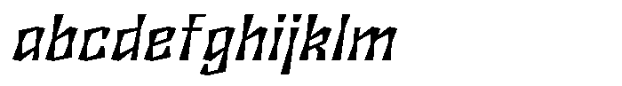 Disforma Bold Italic FONT