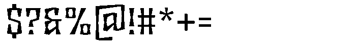 Disforma Bold Font OTHER CHARS