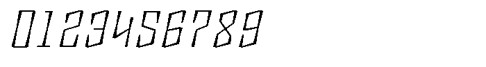 Disforma Light Italic Font OTHER CHARS