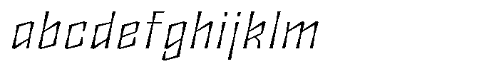 Disforma Light Italic FONT