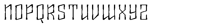 Disforma Light Font UPPERCASE