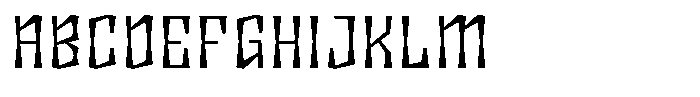 Disforma Regular Font UPPERCASE