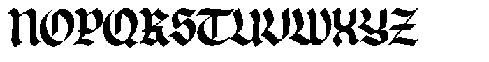 Disgored Font UPPERCASE