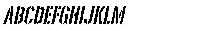 Disinformation JNL Oblique Font UPPERCASE