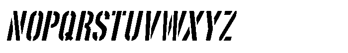 Disinformation JNL Oblique Font UPPERCASE