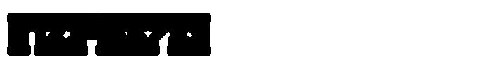 Disintegrator Outline Font OTHER CHARS
